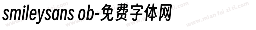 smileysans ob字体转换